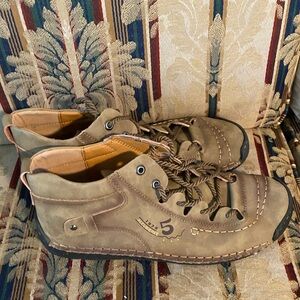 alcubieree Mens Casual Leather Shoes Ankle Chukka Boots NEW men size 11.5